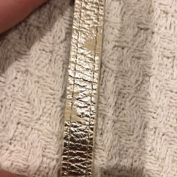 Persaman New York Jacquiline Top Handle Leather Satchel Gold - Picture 10 of 12